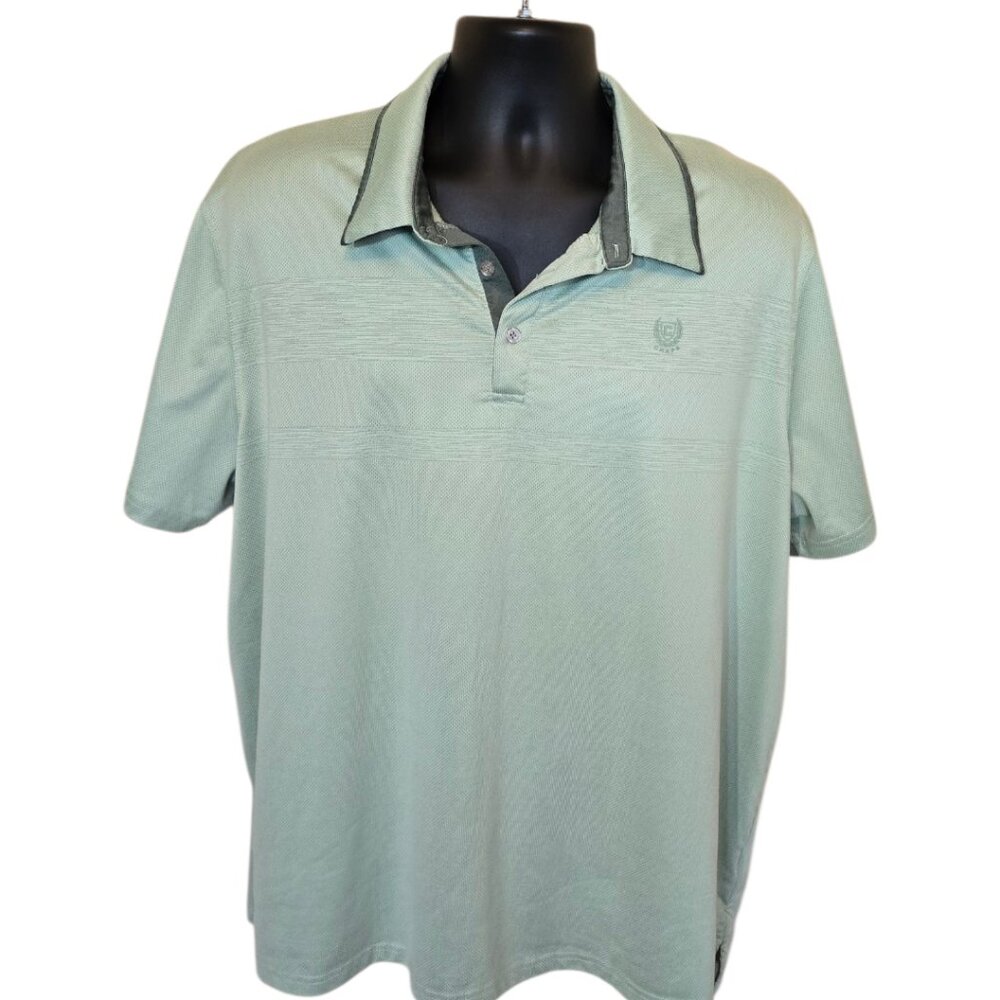 Men's Green CHAPS Short Sleeve Golf Polo sz XXL